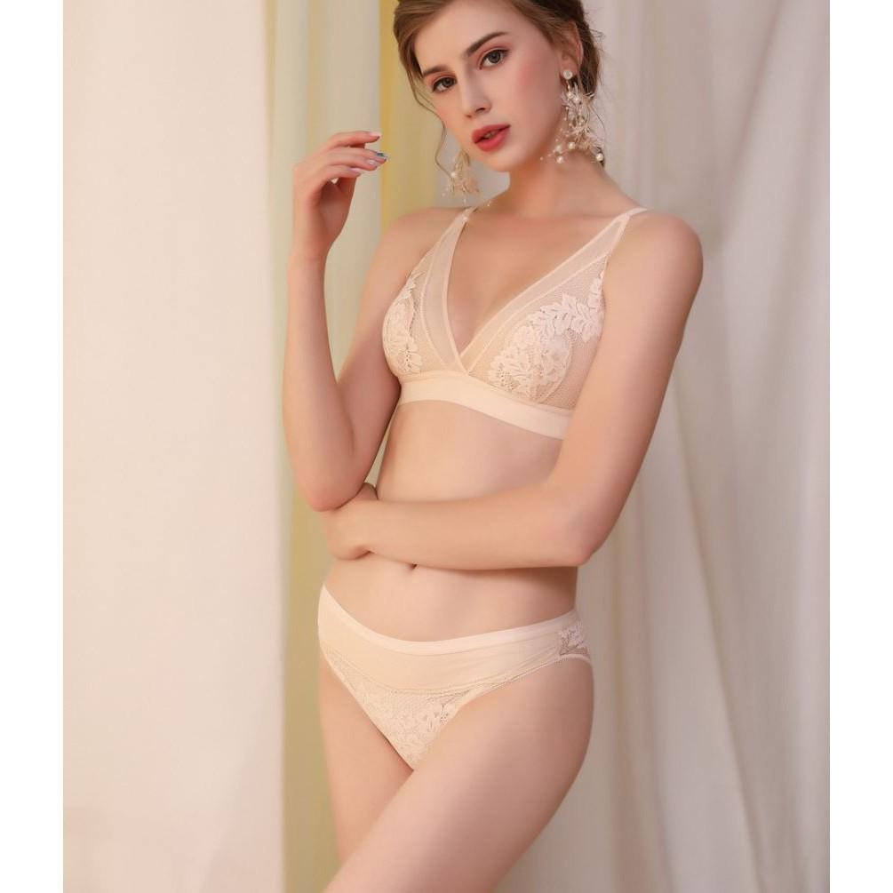 Hình ảnh Bralette Ren Lưới Lót Mỏng Siêu Thoáng B333