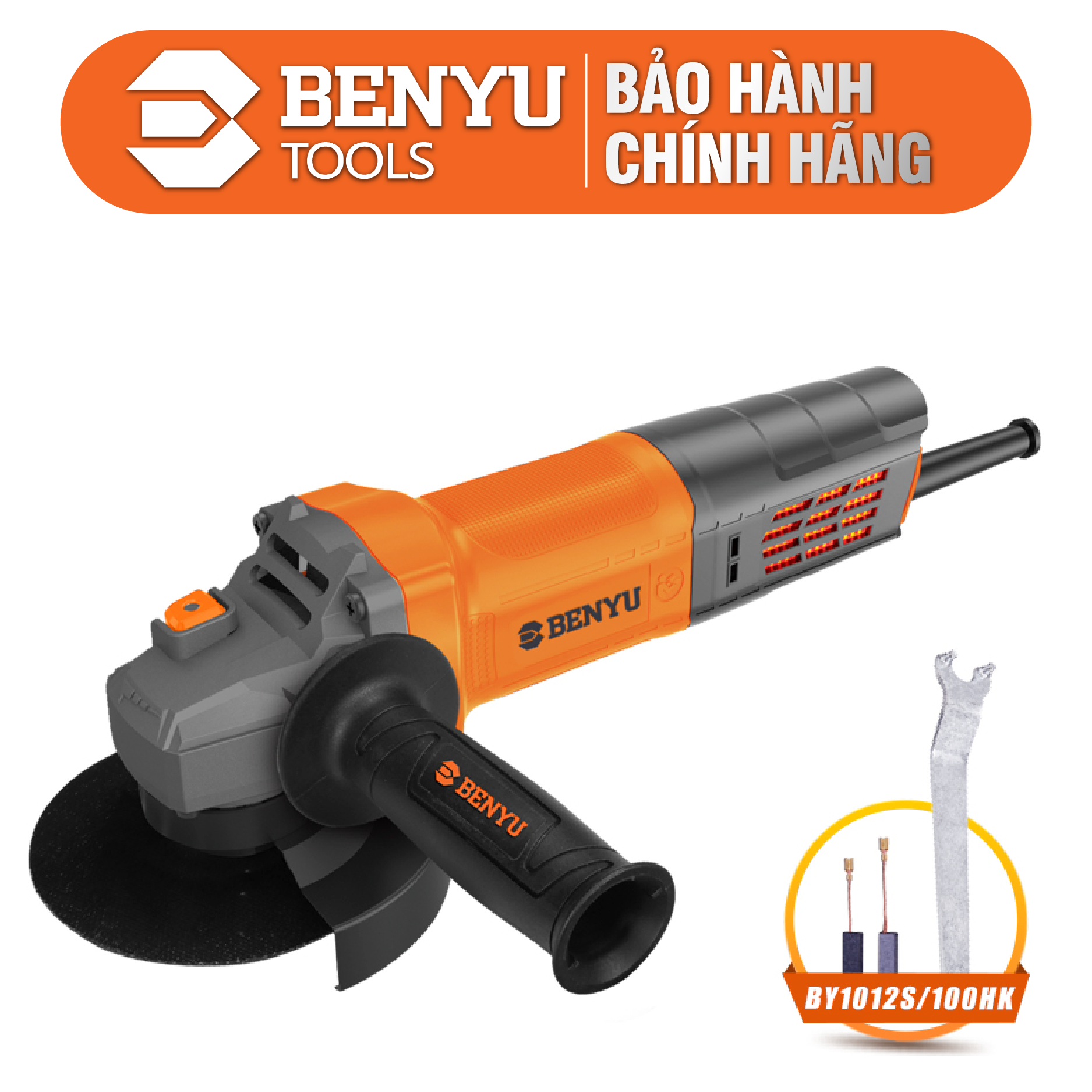 Máy Mài Góc Máy Cắt Cầm Tay 100mm 950W Benyu BY1012S/100HK