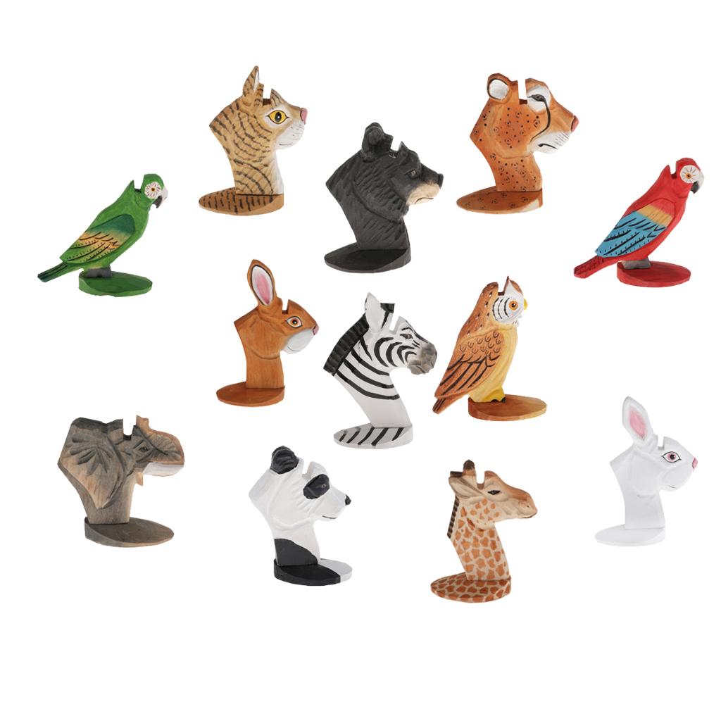 Wood Carving Eyeglasses Holder Stand Rack Spectacles Display