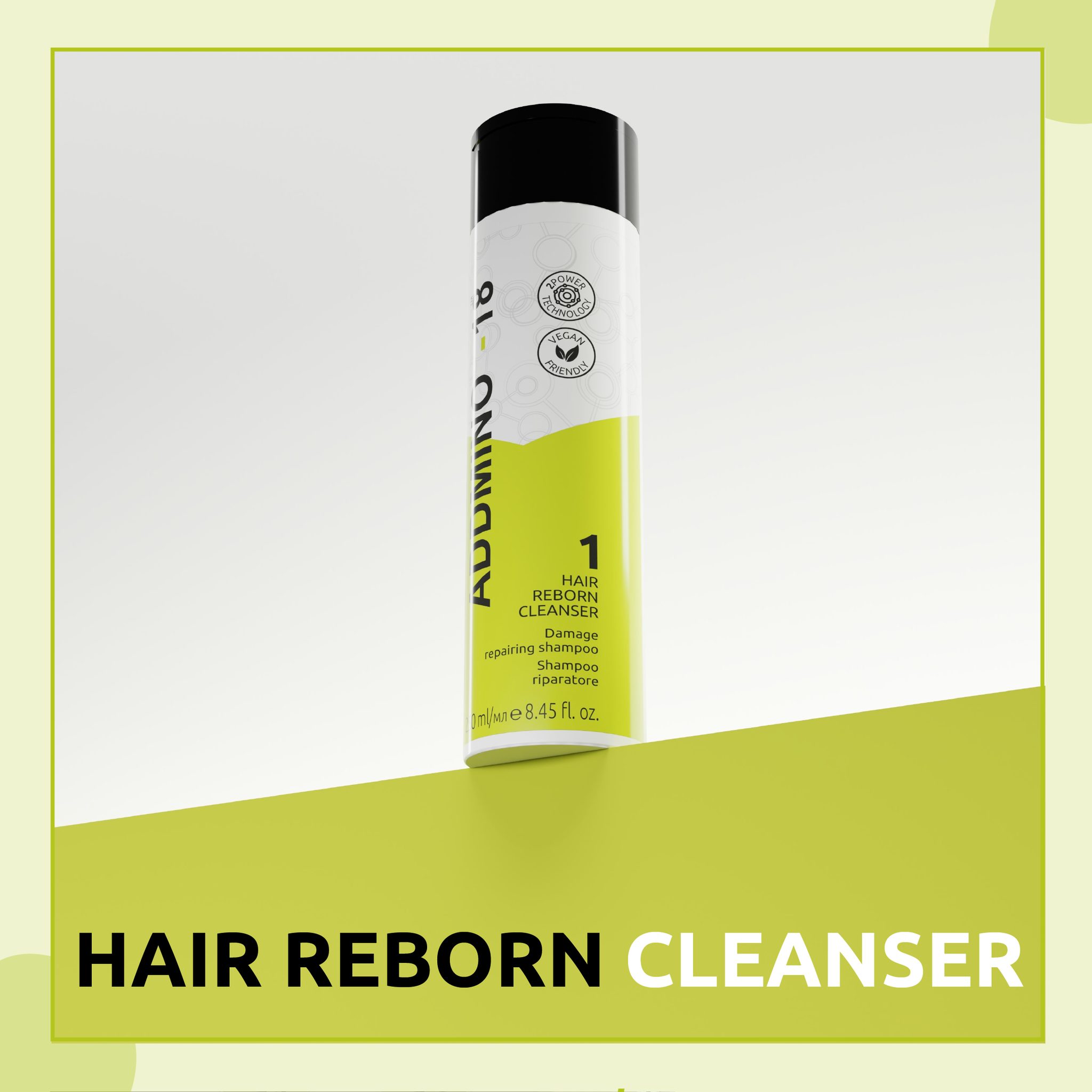 DẦU GỘI TÁI SINH TÓC - 250ML (Addmino -18 1 Hair Reborn Cleanser)