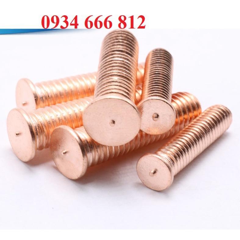 Combo 50c bulong hàn nổ, bulong hàn chập M6X16, M6X20, M6x25