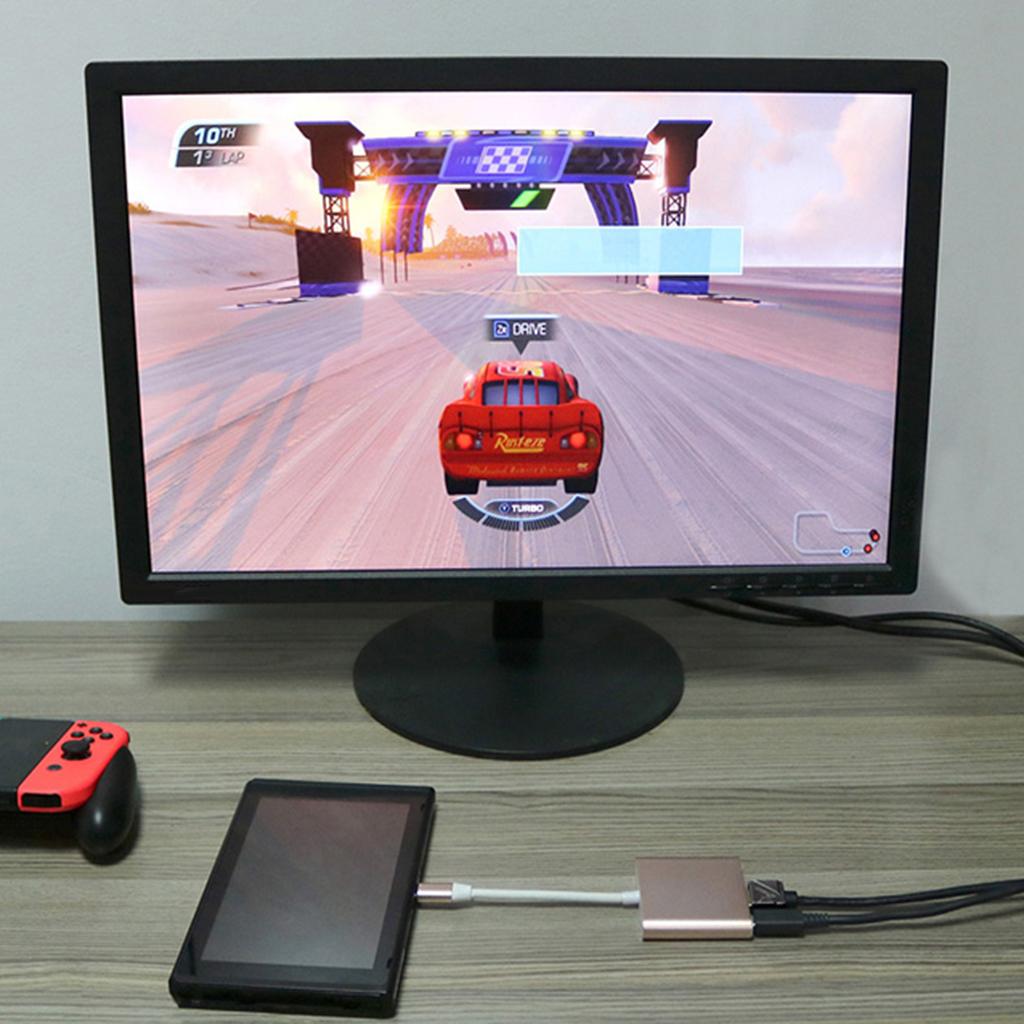 3 In 1 Type C To 4K HD HDMI & USB 3.0 & USB-C Charging Hub Adaptor Converter
