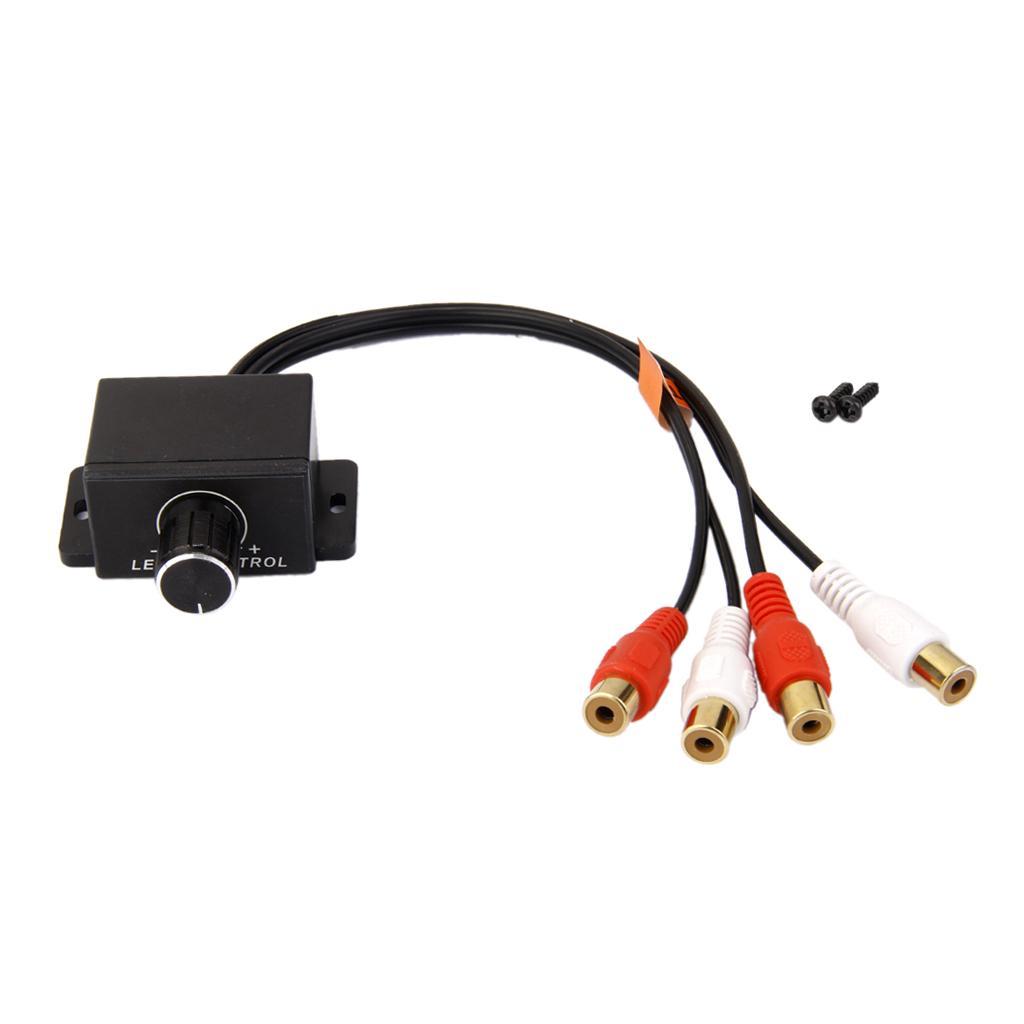 Universal Car Audio  Bass  Level Subwoofer Volume Control Knob