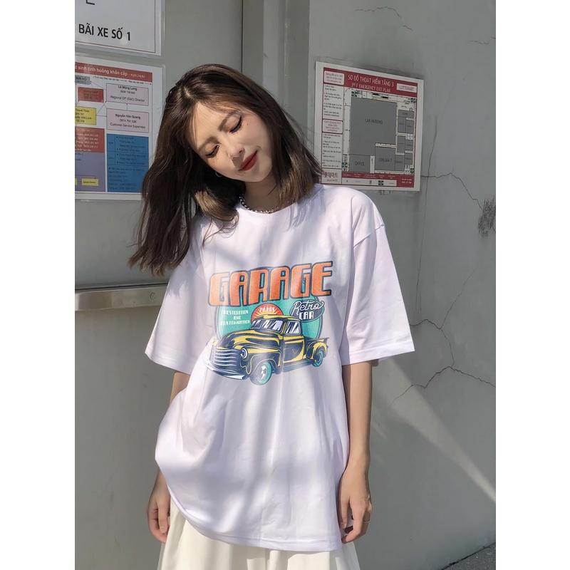 Áo thun nam local brand 100% cotton form rộng tay lỡ Gamtee AT015 co giãn thoáng mát