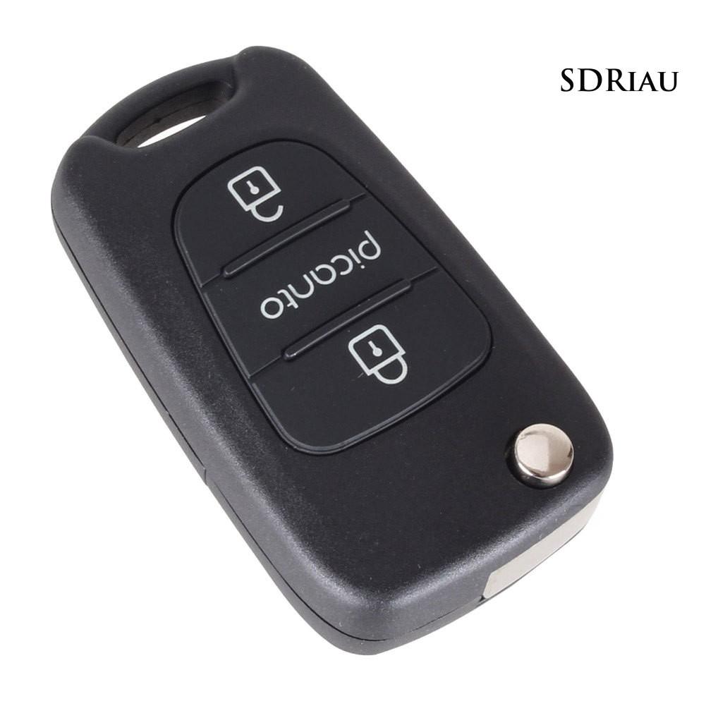 Vỏ Chìa Khóa Điều Khiển Từ Xa, 3 Nút Bấm Cho Kia Picasso