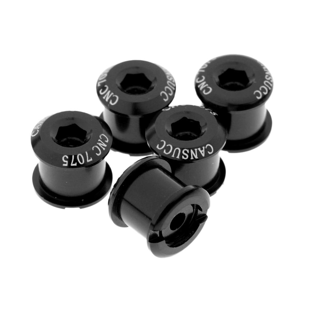 5 Cái Nhôm Hợp Hợp Xe đạp Xe đạp Chainring Crankset Bolt Vít