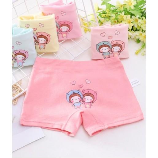 Quần Lót Bé Gái SET 5 Quần Lót Đùi, Quần Lót Tam Giác Cotton Siêu Dễ Thương (Mẫu ngẫu nhiên)