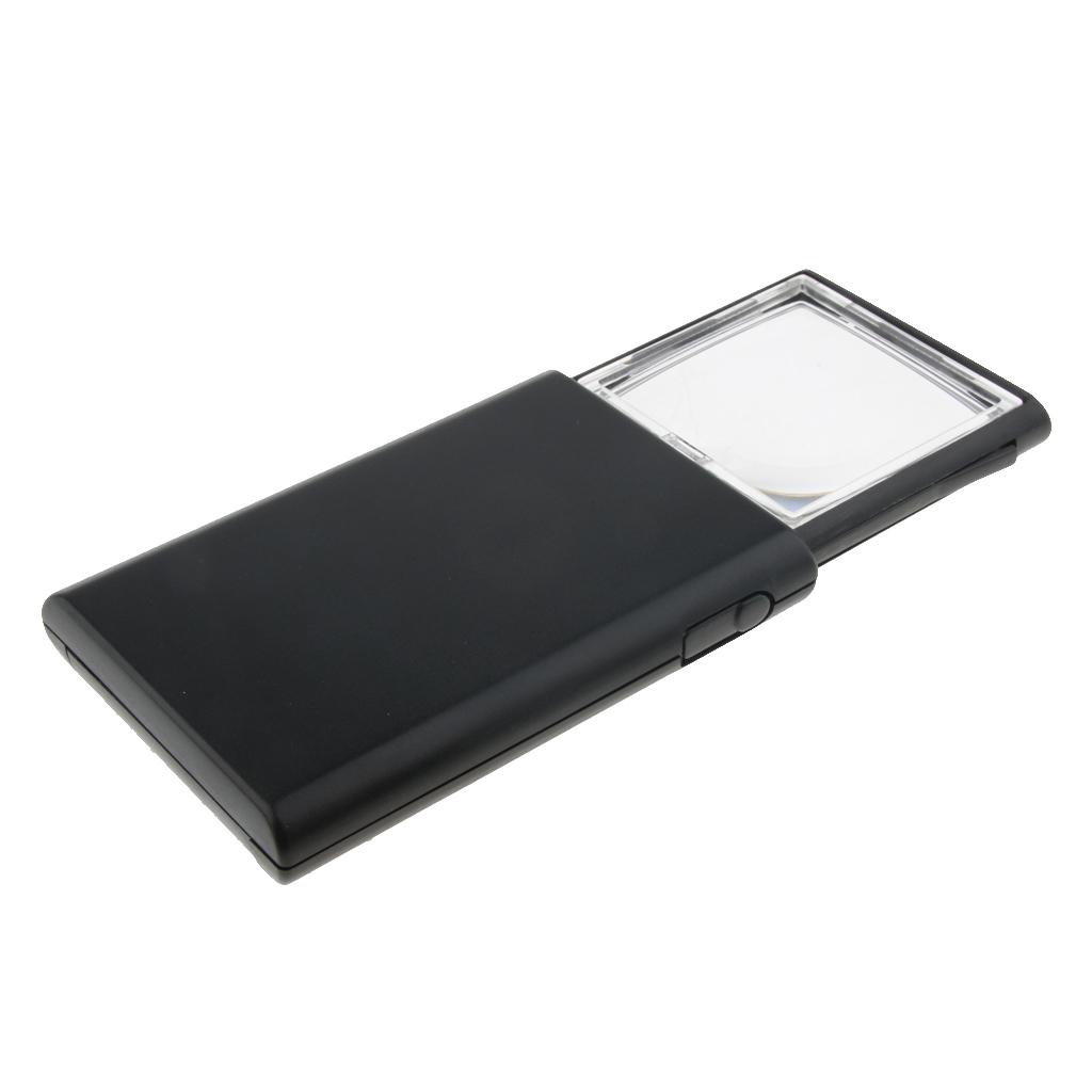 Up HD Magnifier 3X for Elders Who Test Jewelry Black