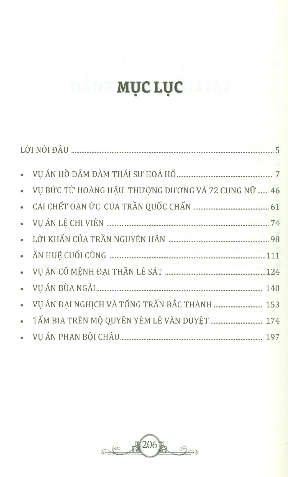 Những Vụ Án Lớn Trong Lịch Sử Cổ, Cận Đại Việt Nam