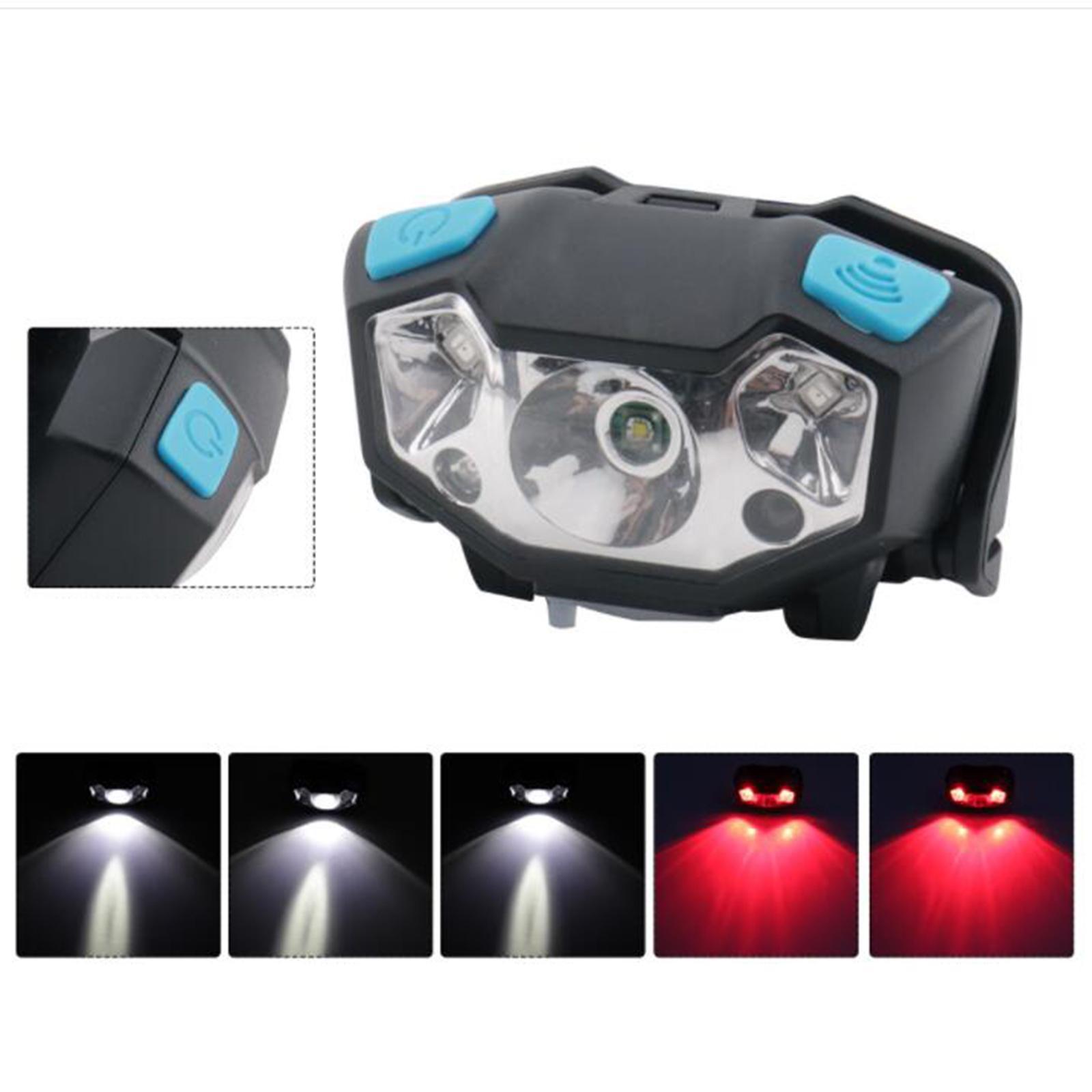 USB Rechargeable LED   Flashlight Headlight Head  Waterproof