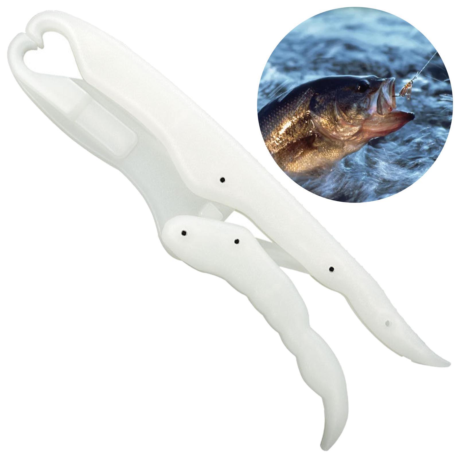 Fish Grip Plier Fishing Tool Holder with Lanyard Fishing Tackle Lip Grip Grabber Luminous