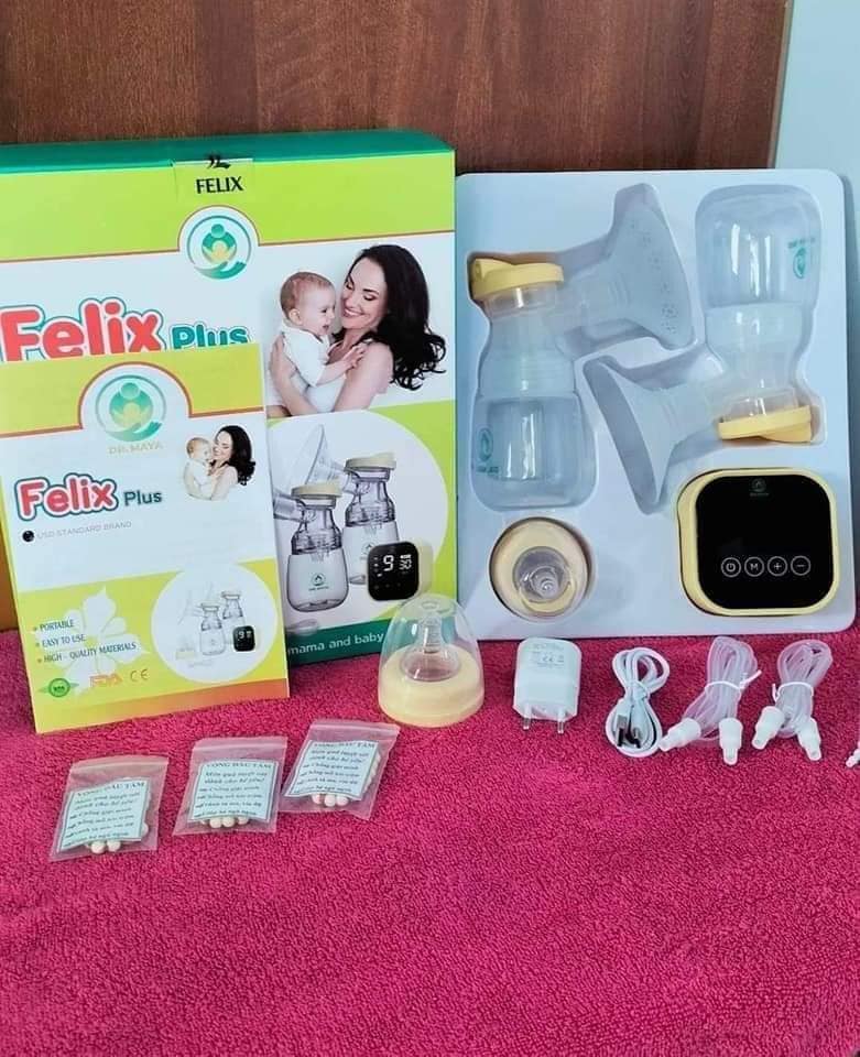 Máy hút sữa Điện Đôi Felix 9 Lạc lạc Dr.maya cấp độ hút chuyên sâu ( Bảo Hành 12 Tháng + Kèm phiếu)