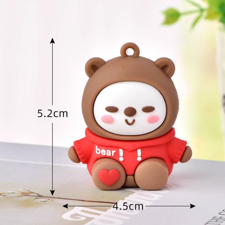 KHO-HN * Búp bê hình Gấu cute cho các bạn làm Jibbitz, móc khóa, DIY