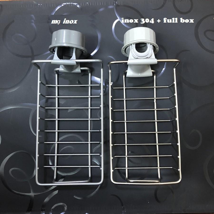 Giá Treo Bồn Rửa Bát Inox, Giá Treo Vòi Inox Để Đồ Giẻ Rửa Chén Bát