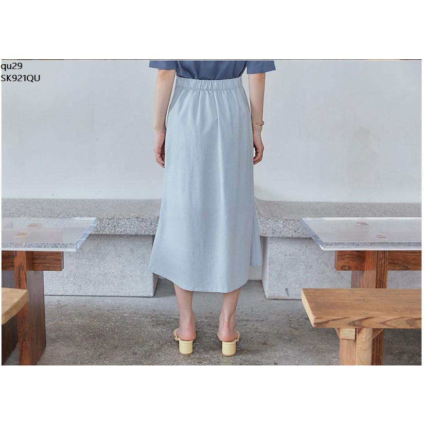 SK829 CHÂN VÁY MIDI LƯNG THUN