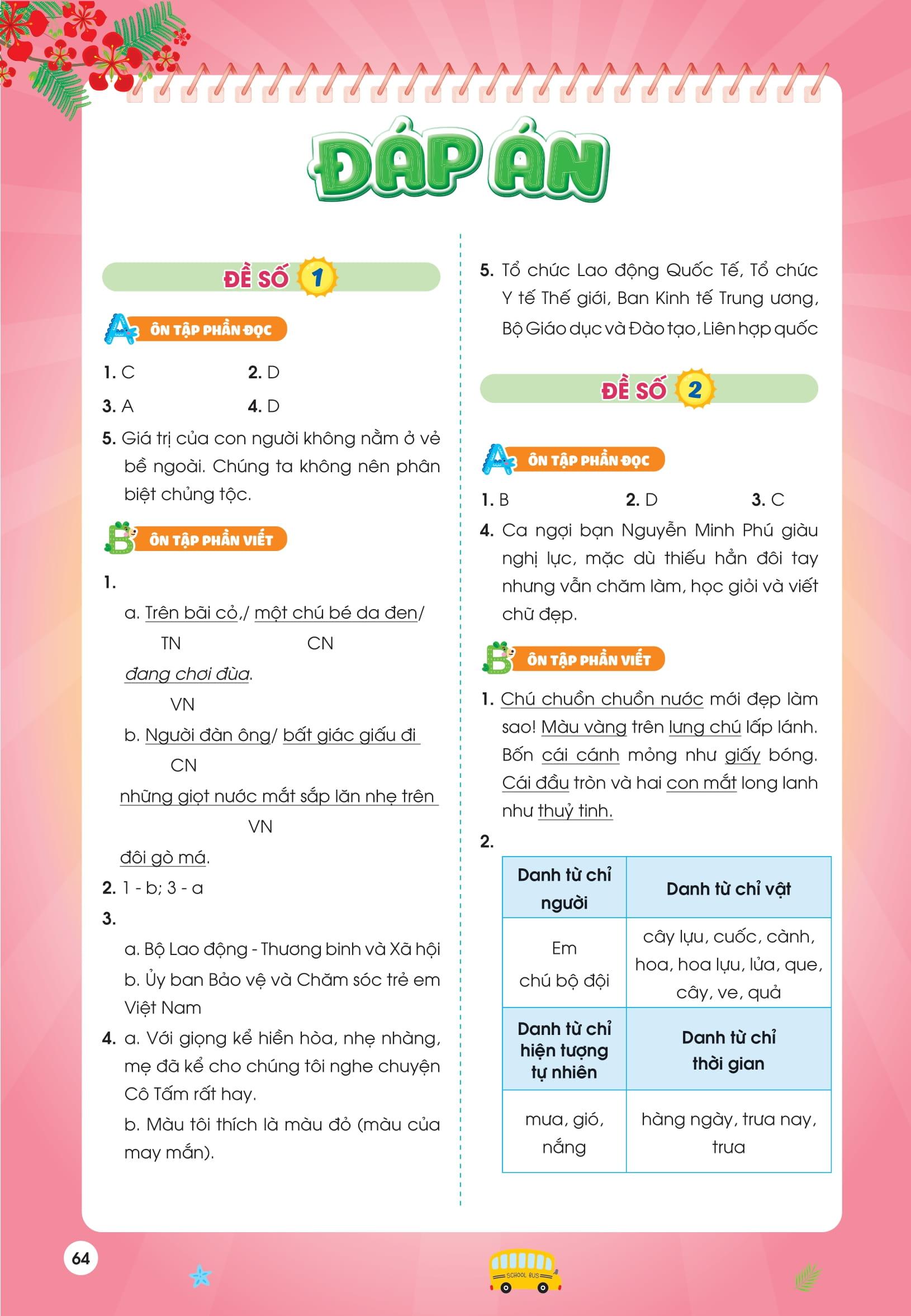 Sách - Phiếu Ôn Hè Tiếng Việt Lớp 4