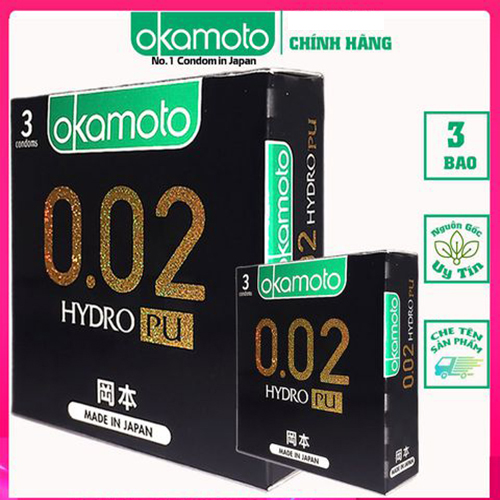 Combo 2 hộp Bao Cao su Okamoto 002 PU Siêu mỏng Truyền Nhiệt Nhanh Hộp 3 Cái (Che tên sản phẩm khi giao) Tặng Giá Đỡ Điện Thoại.