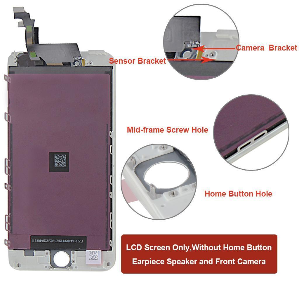 For Apple iPhone 6 LCD Display Touch Screen Digitizer Assembly Tools white