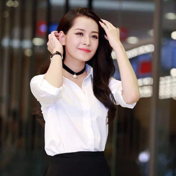 Áo sơmi nữ dài tay
