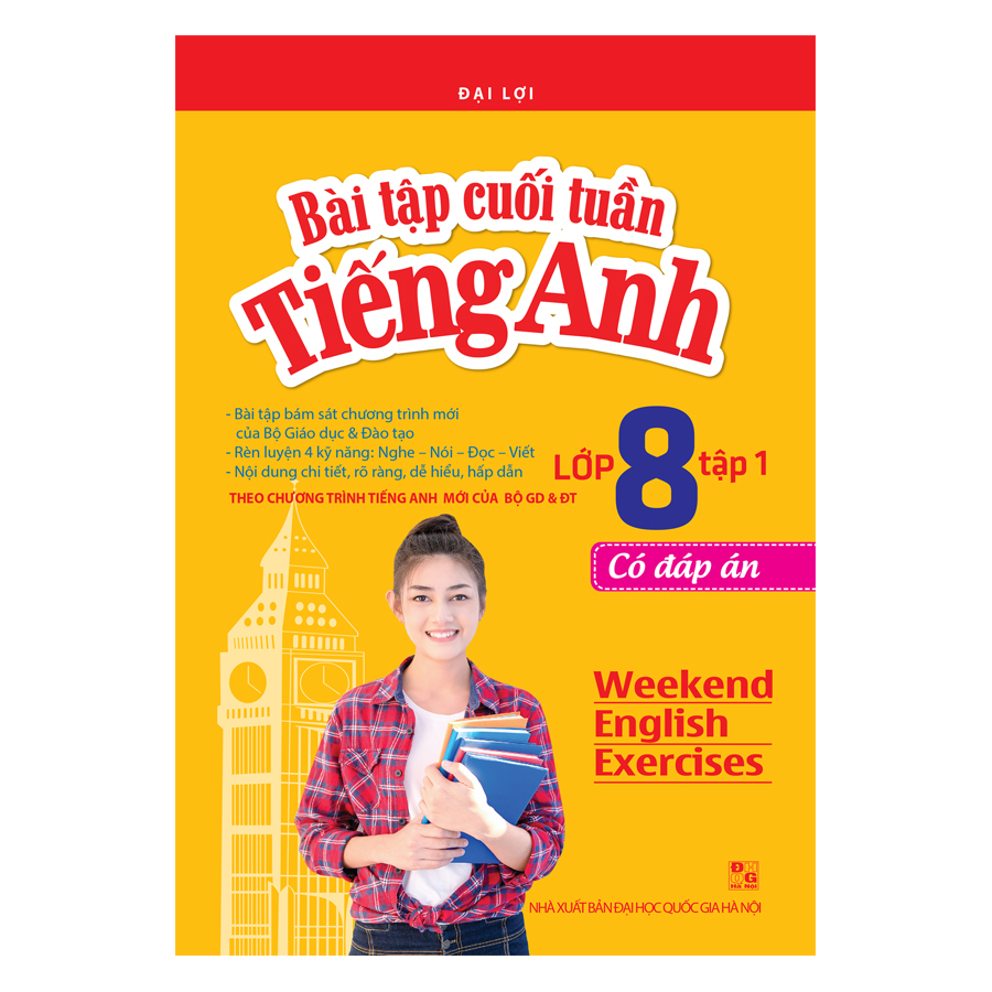 Bài Tập Cuối Tuần Tiếng Anh Lớp 8 Tập 1 - Có Đáp Án