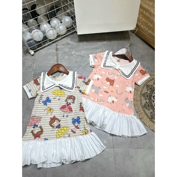 Trình làng mẫu váy cực cute cho bé chất cotton mềm mịn cho bé