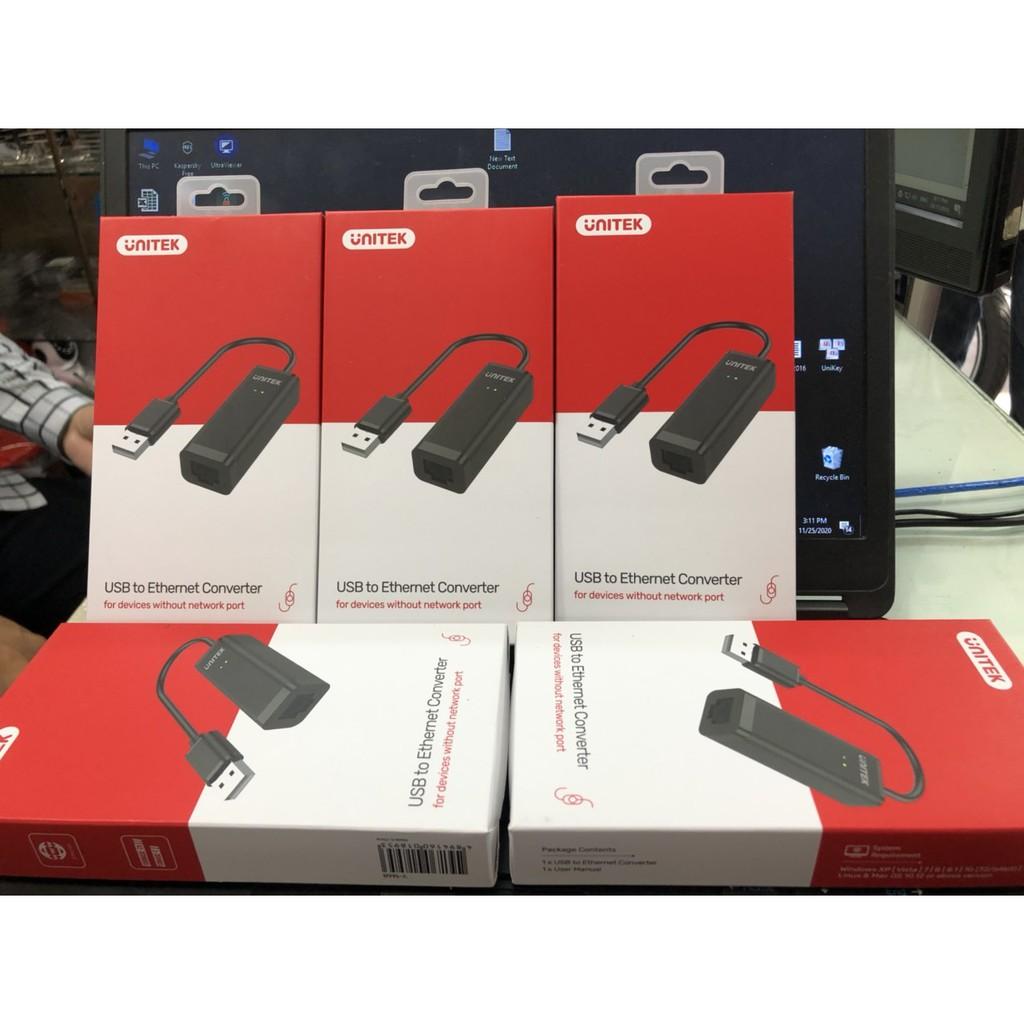 USB Ra Lan UNITEK Y1468 .Cáp USB 2.0 - Hàng Chính Hãng