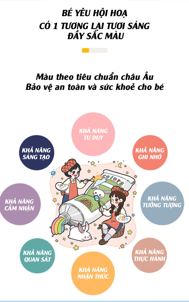 BỘ SÁP MÀU HỮU CƠ CHO BÉ TẬP TÔ TẬP VẼ - SÁP MÀU THIÊN NHIÊN AN TOÀN CHO TRẺ