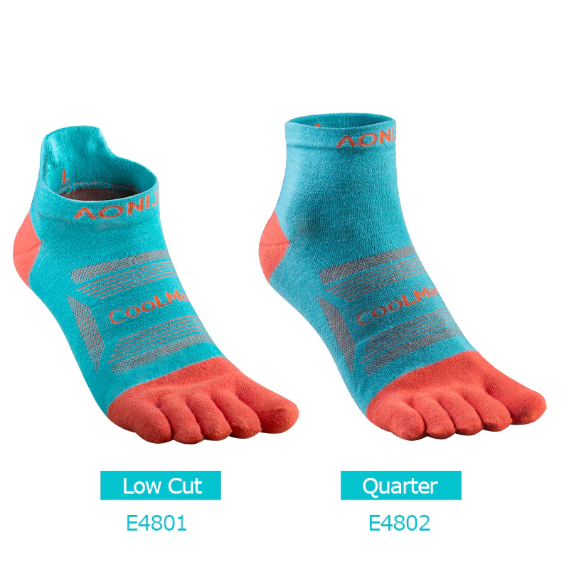 Combo 3 Đôi Tất Xỏ Ngón Chạy Bộ Marathon Đạp Xe Leo Núi Aonijie E4801
