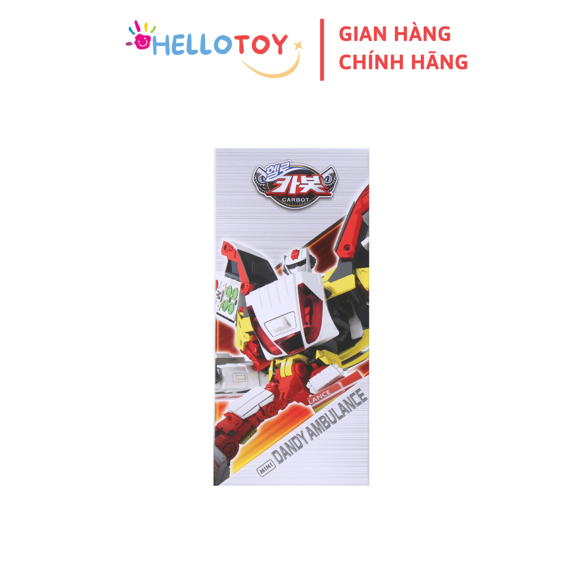 Đồ Chơi Mô Hình Lắp Ráp Xe Hơi Biến Hình HELLO CARBOT Mini Dandy Ambulance