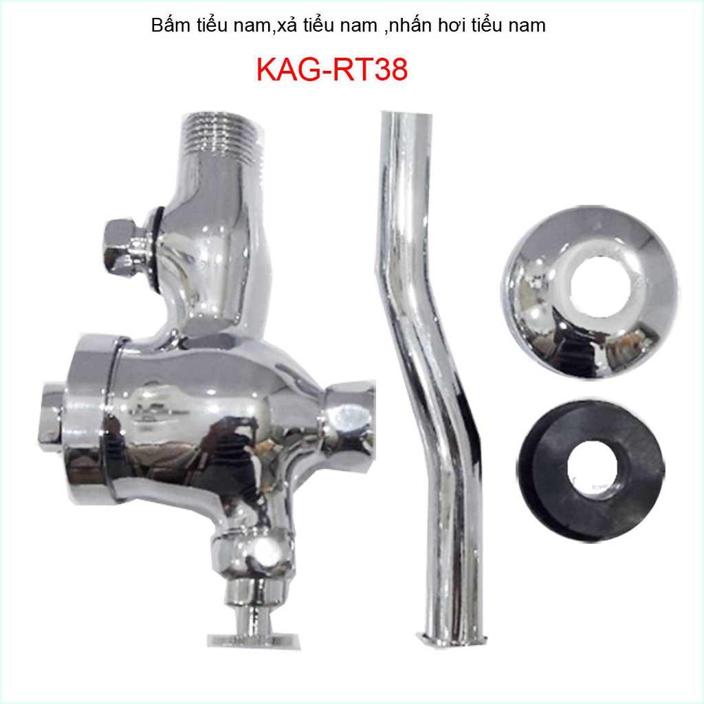 Bấm tiểu nam, van xả tiểu nam, nhấn hơi tiểu nam cao cấp KAG-RT38