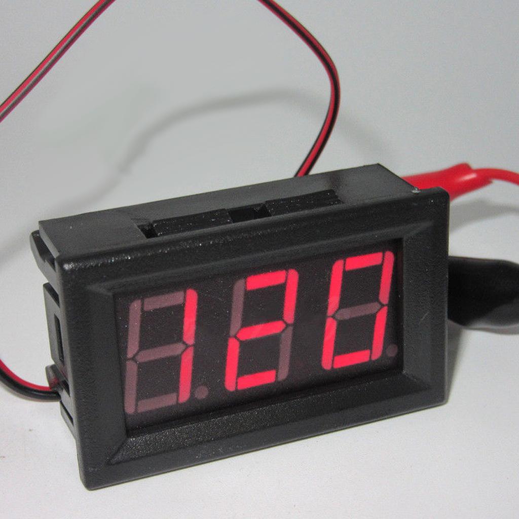 2 Wire AC70-500V Digital Volt Voltage Meter Voltmeter Car Motor 0.56''