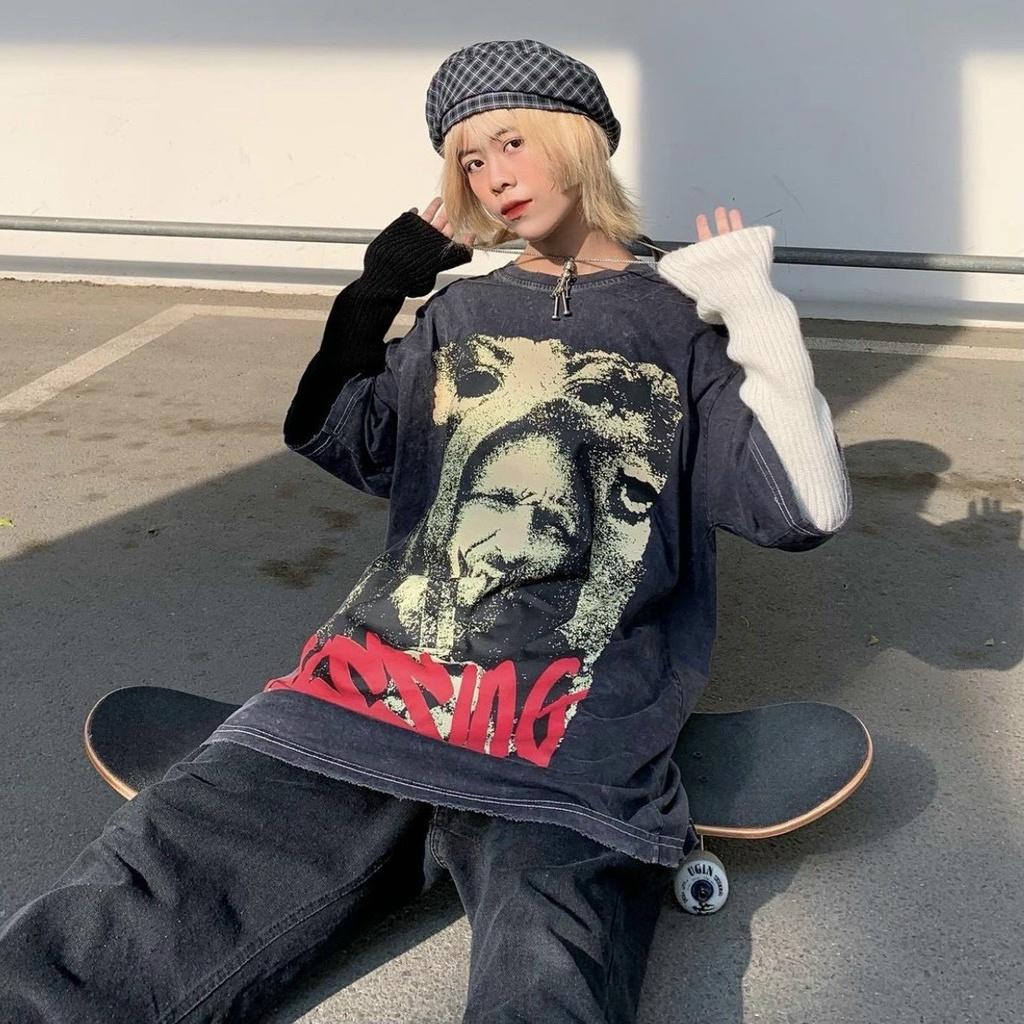 Áo Thun Nam Nữ Local Brand Bad Habits Wash Xám Tay Lỡ Unisex Full Mạc