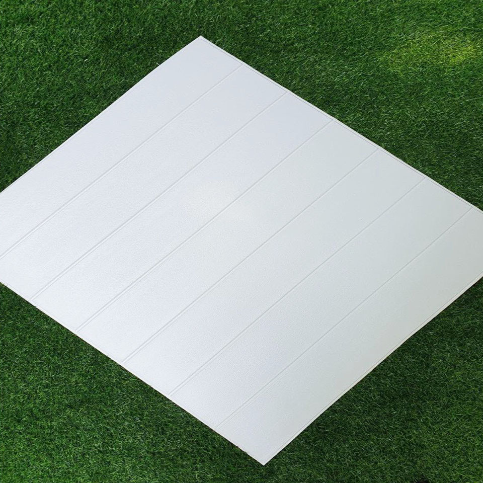 Bộ 10 Tấm Xốp Dán Tường Gỗ Trắng Cách Âm, Chống Va Đập, Bền Đẹp, Sang Trọng