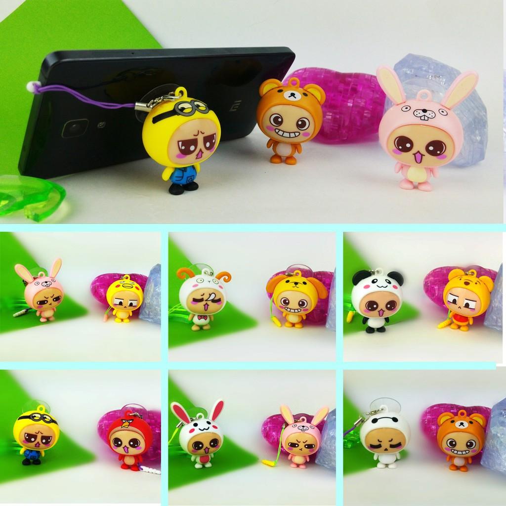 MÓC KHÓA HOẠT HÌNH 3 IN 1 4 in 1