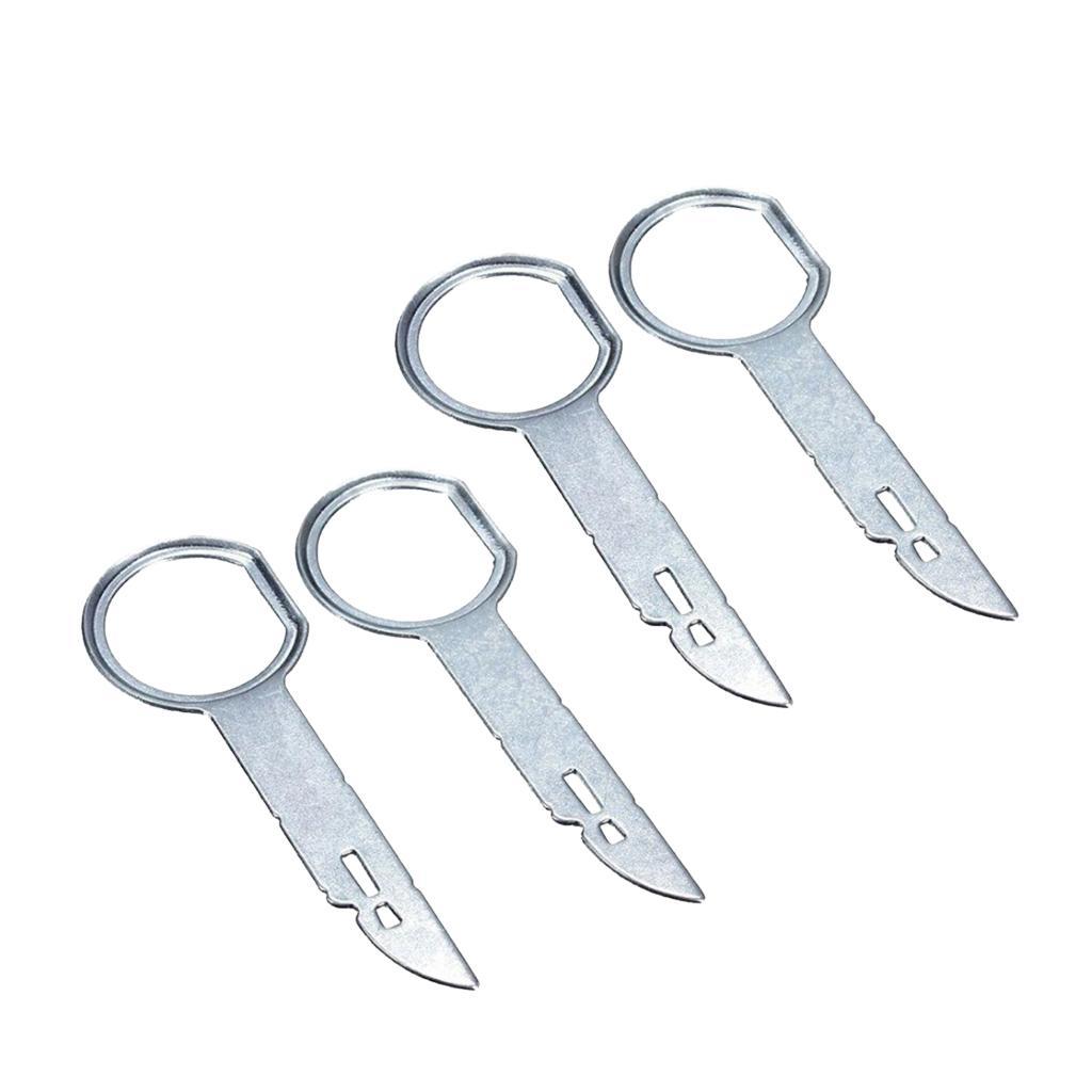 4x Car  Release Removal Tools Tool Key For   Audio