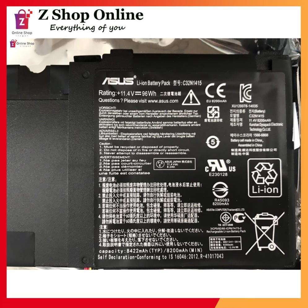 Pin (Battery) Dùng Cho Asus ZenBook Pro UX501J UX501LW UX501V G501 G501J G60JW C32N1415 Original