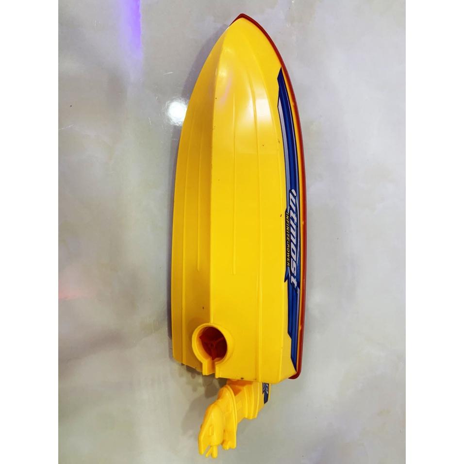 Hộp đồ chơi tàu thuyền cano chạy pin dưới nước bằng nhựa