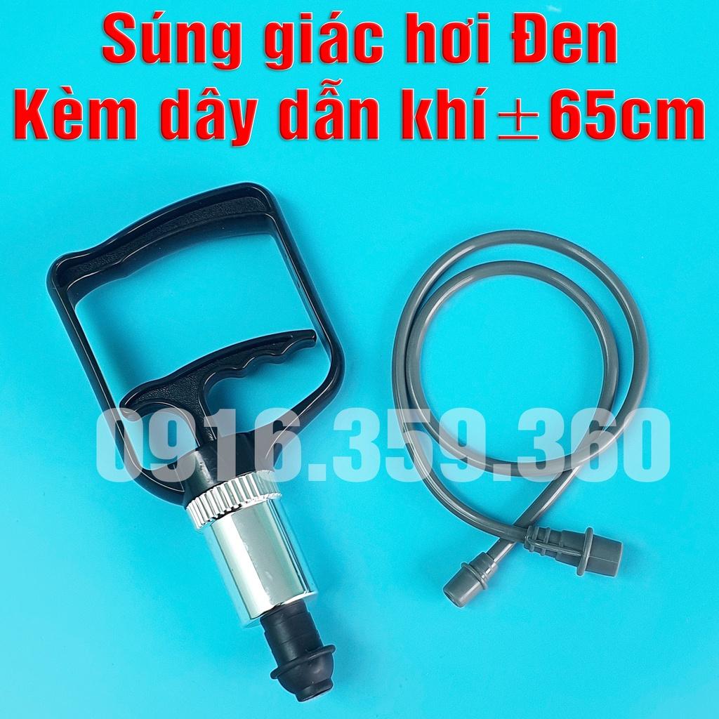 Súng giác hơi đen chân không không dùng lửa kèm dây nối giác hơi vòi dẫn khí