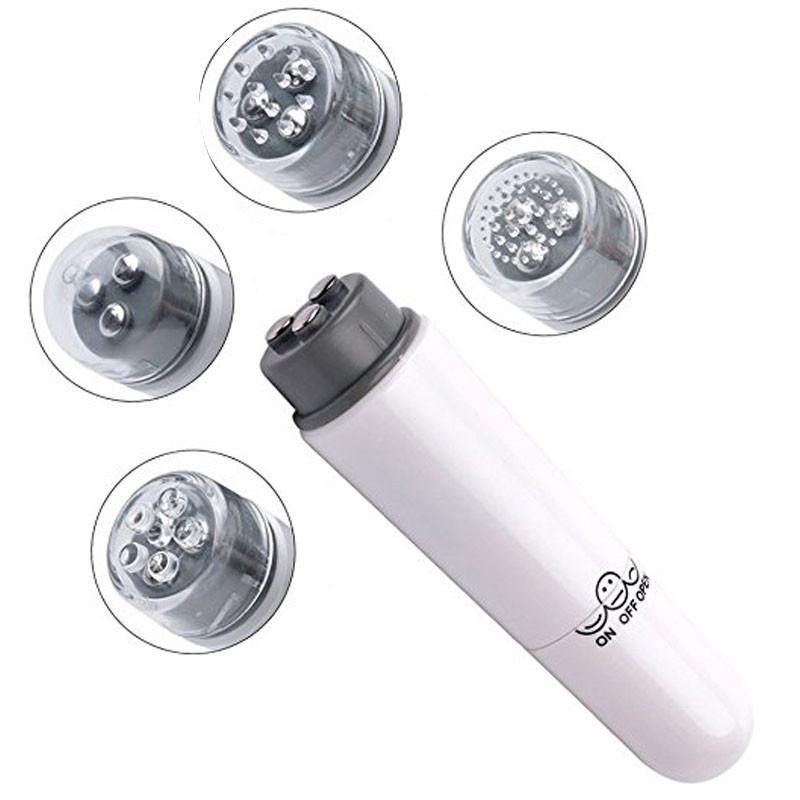 Bút Mát Xa Mặt 4 Đầu Chống Lão Hóa, Massage Đầu Cá Trẻ Hóa Làn Da