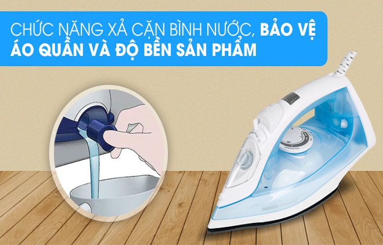 Bàn là hơi nước Philips GC1740/20 - Hàng chính hãng