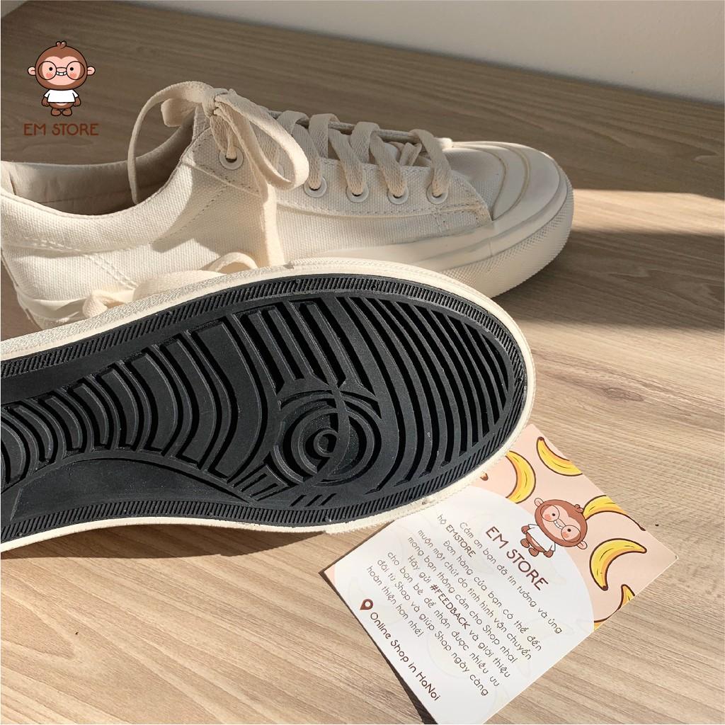 GIÀY BASIZ SNEAKER - MŨI TRÒN VIỀN CAO CHỐNG BẮN DỄ PHỐI ĐỒ ĐI CHƠI ĐI HỌC ĐẾ 2CM