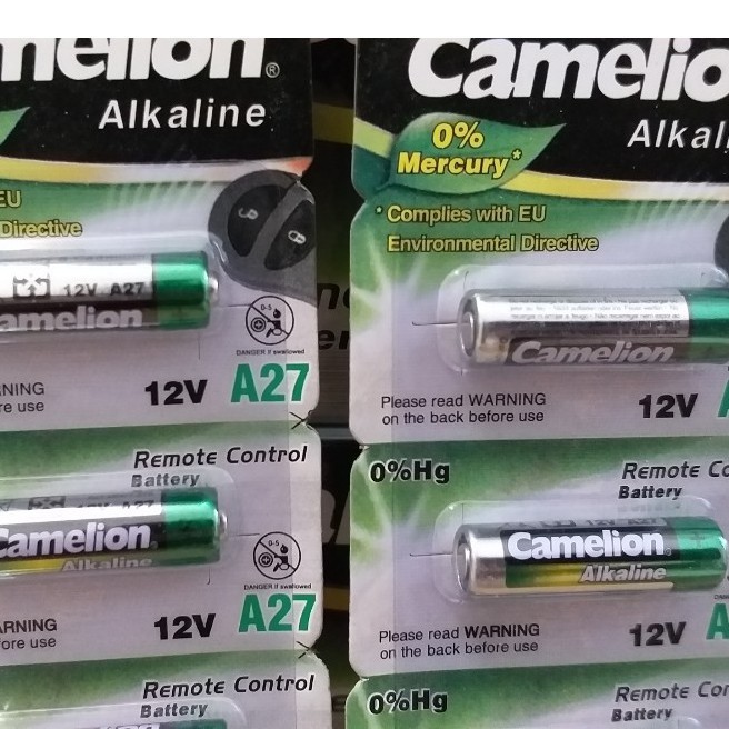 Pin A27 Camelion 12V - Pin A27 Alkaline Camelion 12V dùng cho cửa cuốn điều khiển