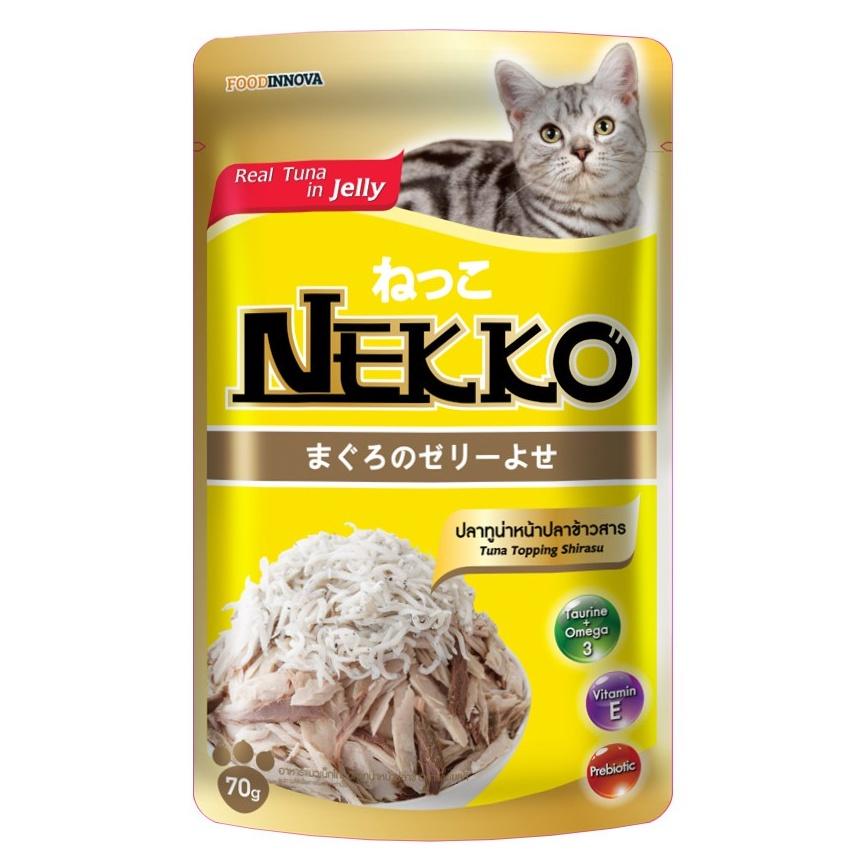 Pate Nekko cho mèo đủ vị - Thức ăn ướt cao cấp cho mèo 70gr