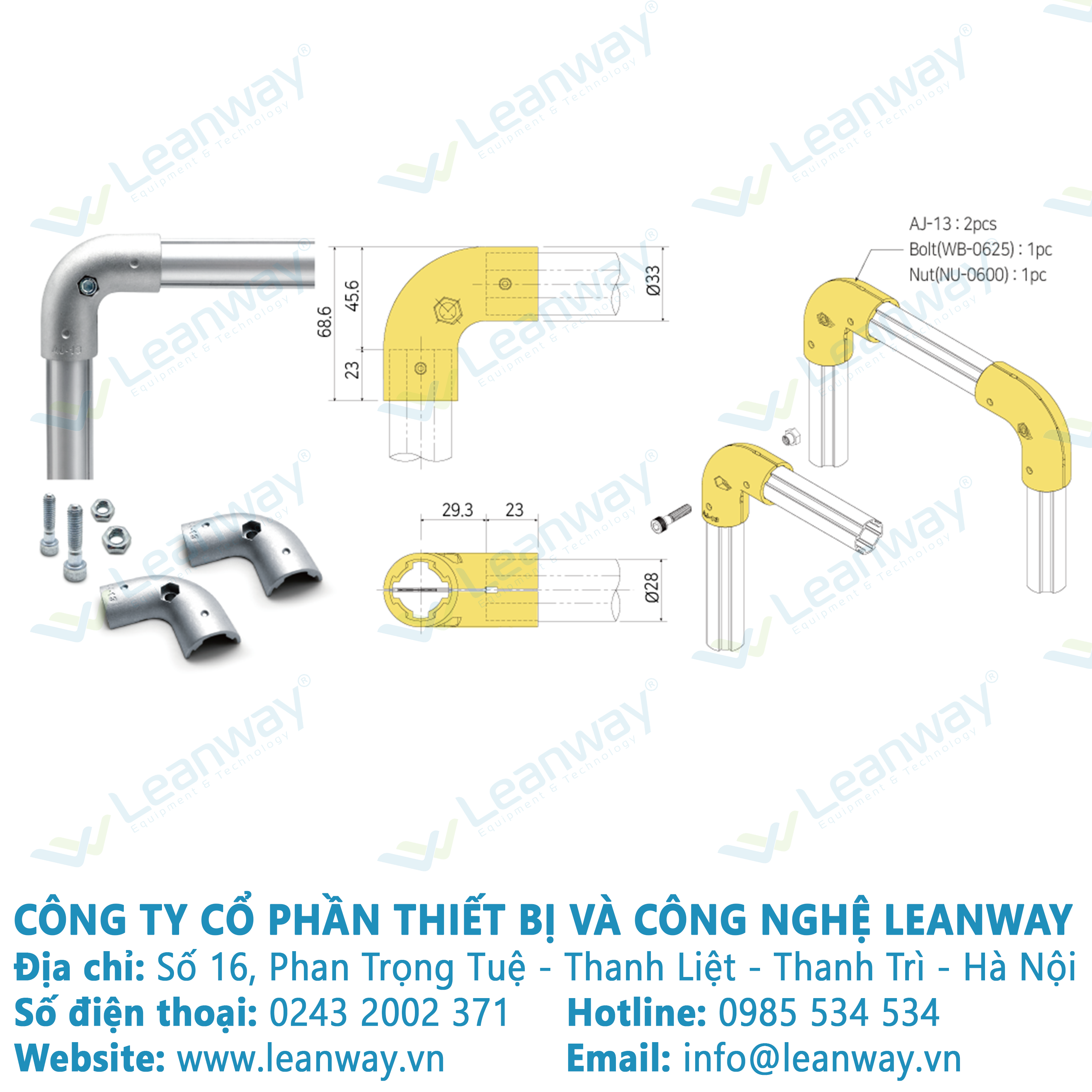 Khớp nối nhôm AJA-13