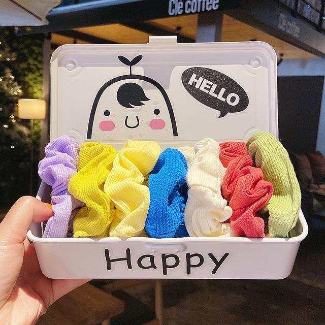 Set Scrunchies Các Màu Siêu Xinh