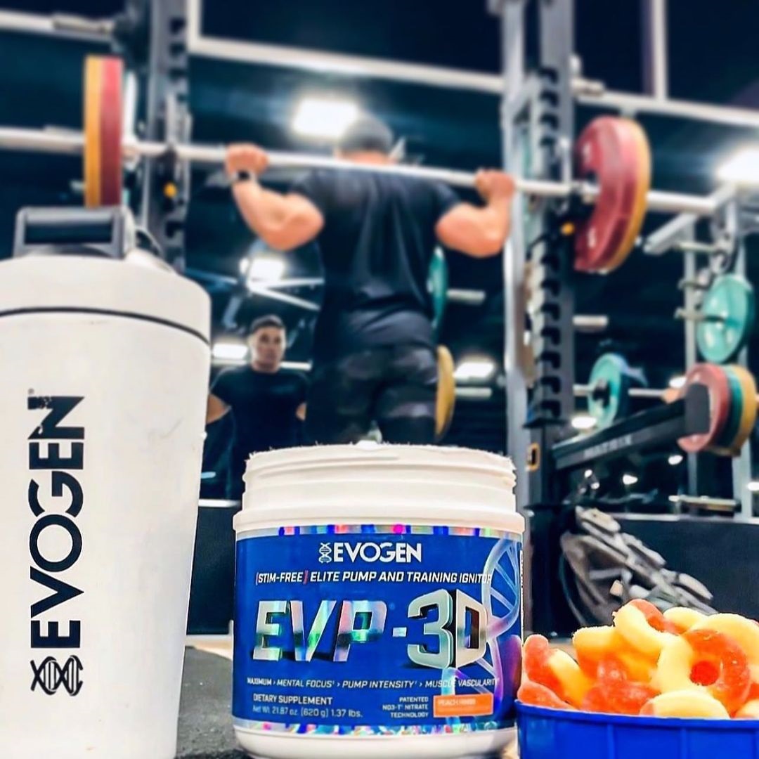 Evogen EVP-3D, Pre-Workout Hỗ Trợ Tập Trung Năng Lượng Trước Tập, Sức Mạnh &amp; Sức Bền, Không Caffeine, Không Gây Mất Ngủ, Hộp 40 Lần Dùng