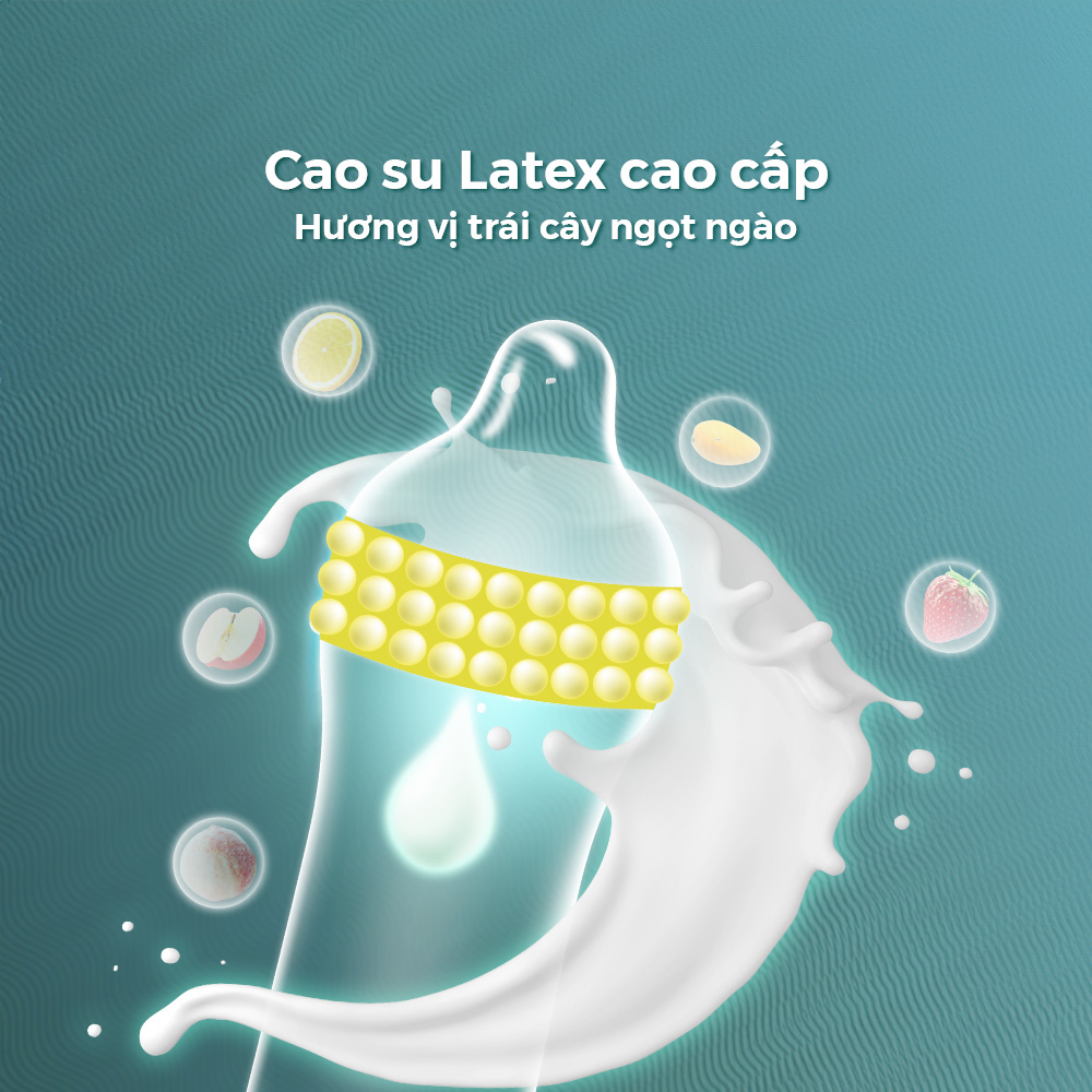 Bao cao su Shell Dino Iguan - 1 bao 2 vòng bi siêu lớn + 1 bao Shell Performax (Hộp 2 cái) | SHELL CHÍNH HÃNG