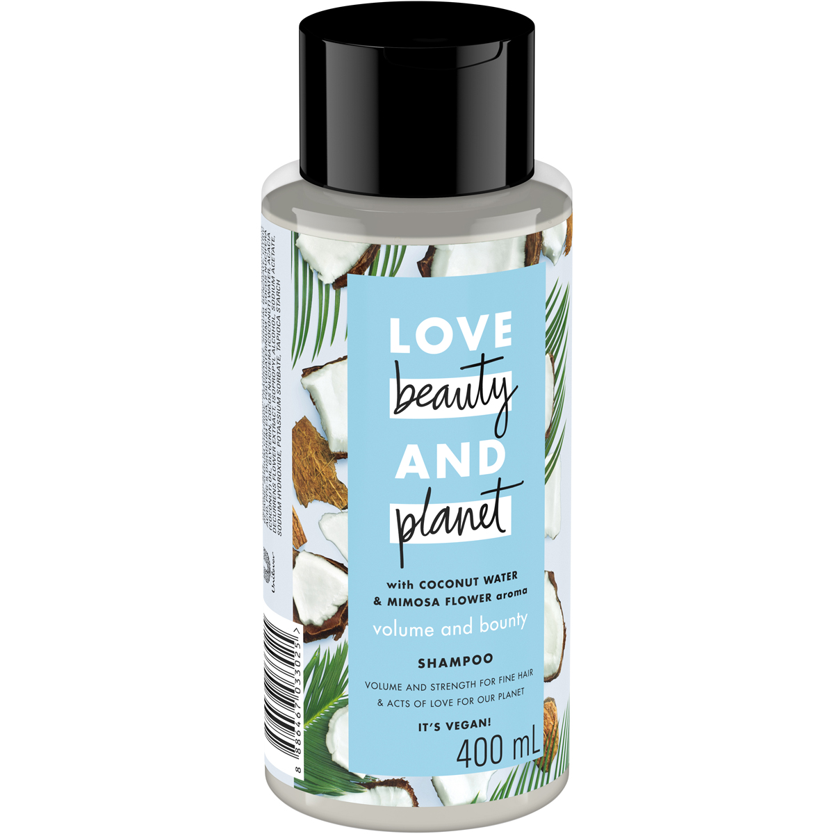 Dầu Gội 400Ml Love Beauty And Planet Dưỡng Tóc Chắc Khỏe Bồng Bềnh Volume And Bounty Với 100% Dừa Tươi Và Hoa Mimosa