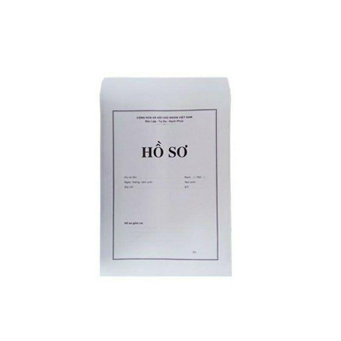 Bìa hồ sơ xin việc Trắng F4 80Gsm (xấp 100)