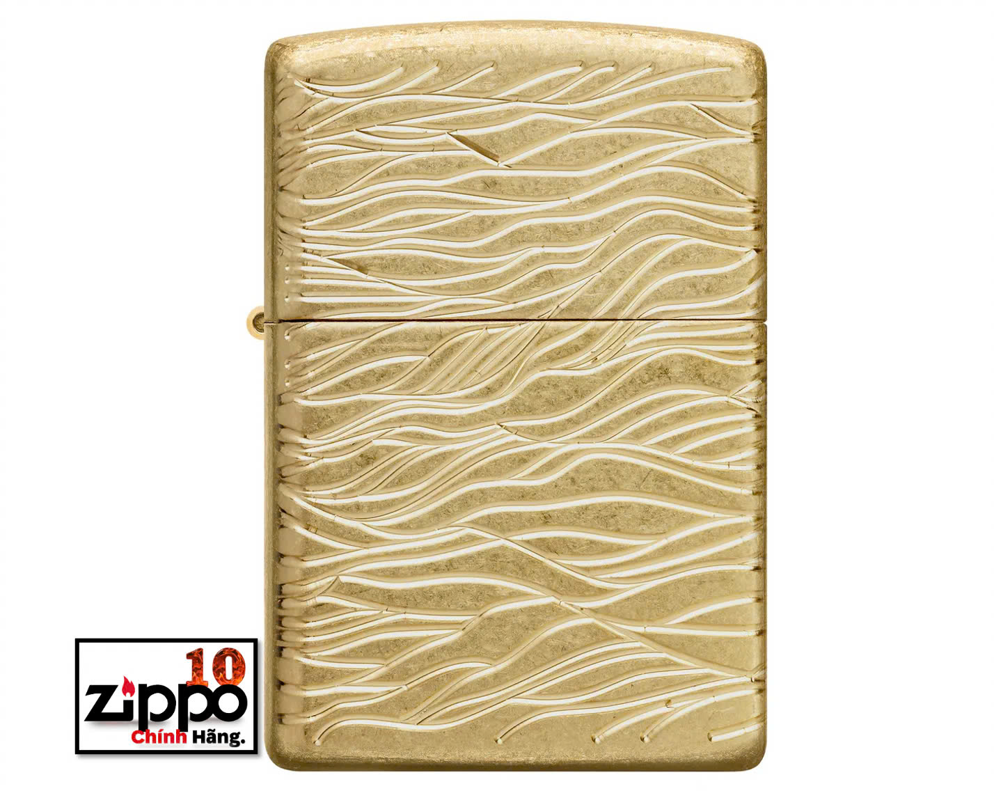 Bật lửa Zippo 46273 Luxury Waves Design - Chính hãng 100%